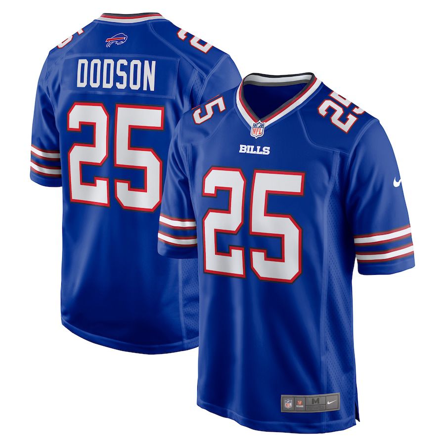 Men Buffalo Bills 25 Tyrel Dodson Nike Royal Team Game NFL Jersey